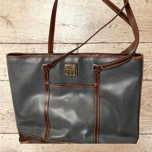 Dooney & Bourke Leather‎ Tote Lexington Shopper Navy